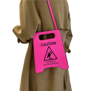 Caution Board Shape Handbag for Women  - Toy Store of Crazy Fun