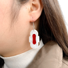 Sanitary Napkin Shape Earring - Crazy Fun Store